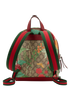 GG Tian Backpack, &pound;550, Handbags, Beige/Red, Canvas/Leather, Back view